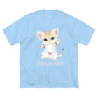 ねこぱんつのスナネコベビー ビッグシルエットTシャツ