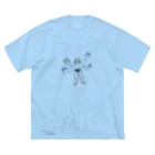 グミやさんのデザートイーグル ビッグシルエットTシャツ