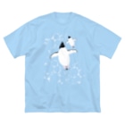 123izmの泳ぐアデリーペンギン Big T-Shirt