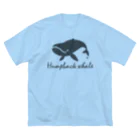 Atelier Pomme verte のHumpback whale22 ビッグシルエットTシャツ