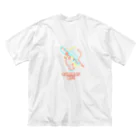 TAKeのsummer girl バックプリントT ビッグシルエットTシャツ