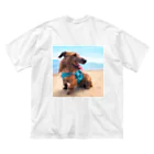 ハリー君の海辺の犬 Big T-Shirt