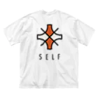 SELF ＆ BASKETBALLのSELF ビッグシルエットTシャツ