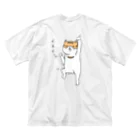 いろはねこのテンションあがっちゃったねこ。 ビッグシルエットTシャツ