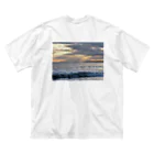 あたまのなかの海　　crepuscular rays ビッグシルエットTシャツ