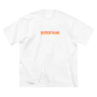 ｽｲｶﾁｬﾝ🍉のSIKFAMグラデ ビッグシルエットTシャツ