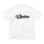 2753GRAPHICSのOverhang TEE - black logo - ビッグシルエットTシャツ