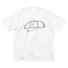 🍑の塩パンくん(ラフバージョン) ビッグシルエットTシャツ