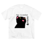 笑う犬のTシャツ屋さんのざ・ぐれいとふる・ねこ 루즈핏 티셔츠