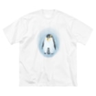 akane_art（茜音工房）のいきものイラスト（皇帝ペンギンの親子） Big T-Shirt