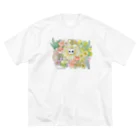 ブリキ屋の猫神さま ビッグシルエットTシャツ