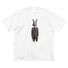 DOUWAのウサギさん４ ビッグシルエットTシャツ