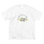 nemunoki paper itemの水玉海洋生物　シーラカンス ビッグシルエットTシャツ
