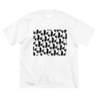 PANDA panda LIFE***のぞろぞろパンダ ビッグシルエットTシャツ