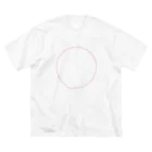 袴田章子／Shoko HakamadaのMARU-ピンク ビッグシルエットTシャツ