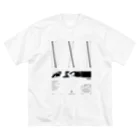 N.I.L 1979のNight Mood Tshirts white ビッグシルエットTシャツ