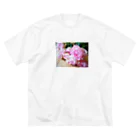 flower_n🌷のROSE ビッグシルエットTシャツ