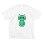 menu_shopのbig_ゆめみるねこ ビッグシルエットTシャツ