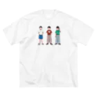 ４０ご飯の3type men's ビッグシルエットTシャツ