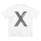 Graphic Design +αのゴシックのX（Big Tシャツ） ビッグシルエットTシャツ