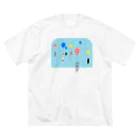 SU-KUのベタですみません。風船 ビッグシルエットTシャツ