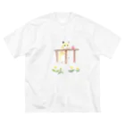 KAMAP ＆ Ricaの【KAMAP】ポップコーンとキンクマ ビッグシルエットTシャツ