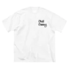 chill curry(チルカレー)のchill サマーホワイト(Sand) Big T-Shirt