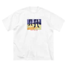 ねこぜもんのDEAD LINE 2AM ビッグシルエットTシャツ