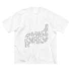 うさぎのアトリエの純粋Tシャツ ビッグシルエットTシャツ