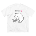 Atelier CのBeerを拾ったBear ビッグシルエットTシャツ