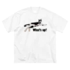 おき海苔（トンくんのおうち）のWhat’s up?　トンくん ビッグシルエットTシャツ