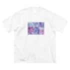 mofmof rab.のニュアンスカラーブルー Big T-Shirt