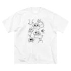 えだもものnekoneko! ビッグシルエットTシャツ