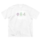 chi_chi_の北欧084（おはよう） ビッグシルエットTシャツ