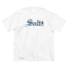 LONESOME TYPE ススのSALT (NAVY) ビッグシルエットTシャツ