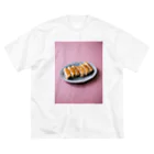 Kensuke Hosoyaの餃子 ビッグシルエットTシャツ