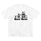 planetNITのビール3兄弟 ビッグシルエットTシャツ