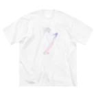 cheriem_balletの虹色ハープT(パープル〜ピンク系) Big T-Shirt