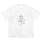 kongyoの新種のうほごりら ビッグシルエットTシャツ