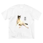 猫カフェ ぶぅたんグッズショップの川口のおっさん ビッグシルエットTシャツ