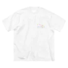 もえきち村のうさねこ1 ビッグシルエットTシャツ