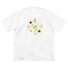 cosmicatiromの超食材大豆 ビッグシルエットTシャツ