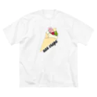 USAGI DESIGN -emi-のうさクレープ color ビッグシルエットTシャツ