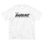 FUCK OFF TOKYOのBARIUKE（バリウケ）黒文字 ビッグシルエットTシャツ