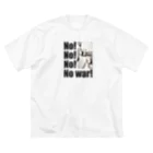 HammingのNo war! グッズ(No no no no war) ビッグシルエットTシャツ