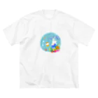 栞子の小さな海のセッション ビッグシルエットTシャツ