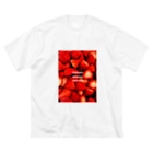 PHZAKE by mrのPHZAKE(ふざけ) / ストロベリー Big T-shirts