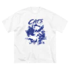 LONESOME TYPE ススの猫が世界を支配する（青） Big T-Shirt