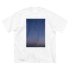 hikaru_photographerのMoon＆Cloud ビッグシルエットTシャツ