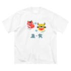 SU-KUの張子たちの年越し ビッグシルエットTシャツ